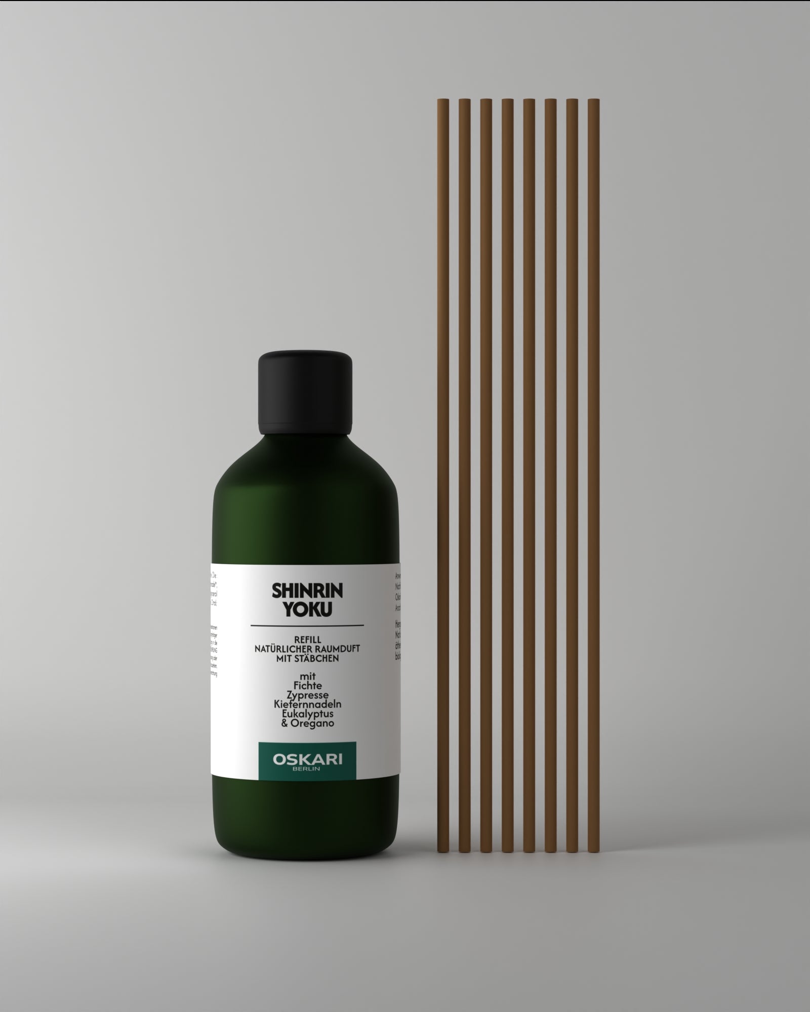 Oskari Nachfüllset mit Duftstäbchen aus Papier für denRaumduft Shinrin Yoku.
