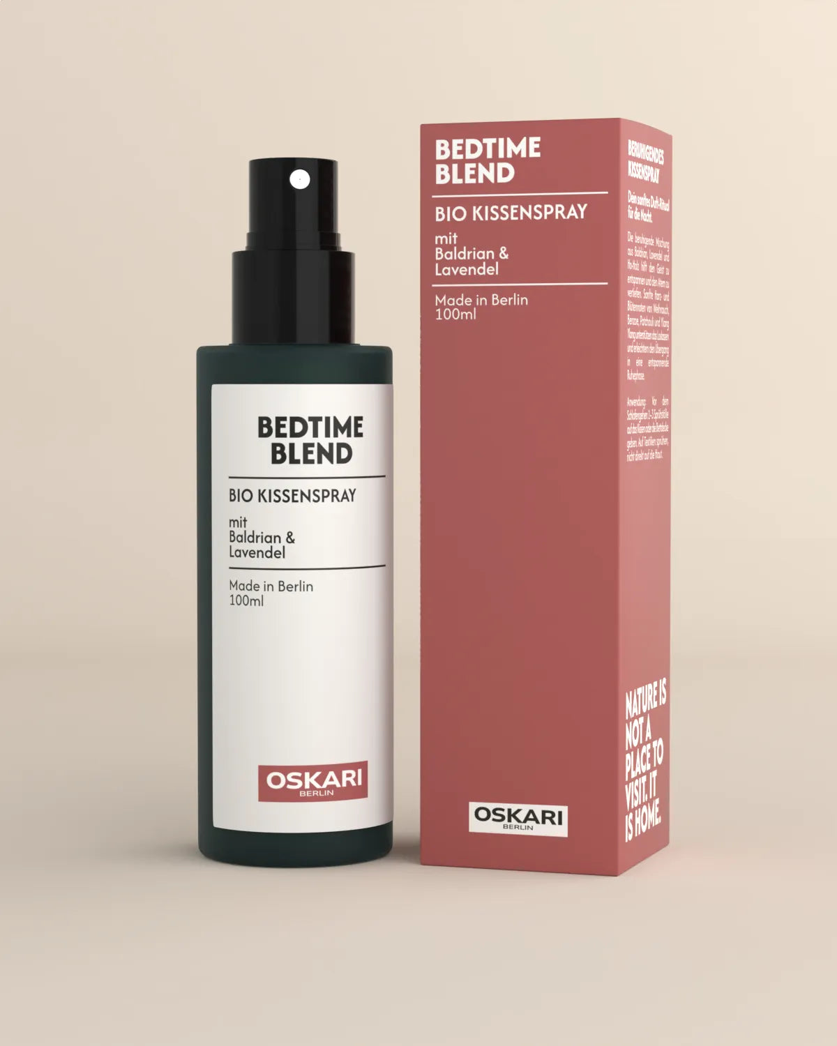 Das Bio Kissenspray Bedtime Blend von Oskari