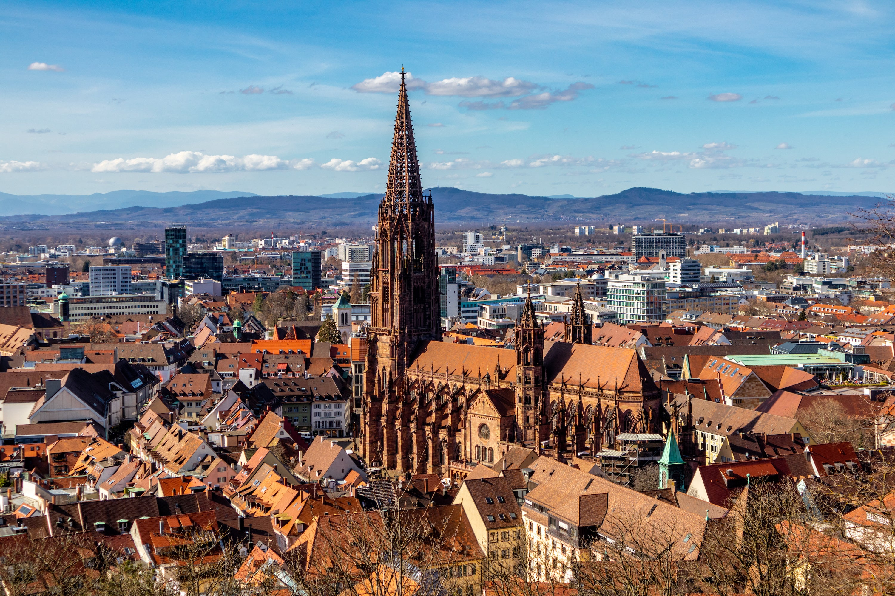 Freiburg im Breisgau mit Münster und Altstadt