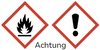 GHS Flamme Achtung Signalwort Achtung
