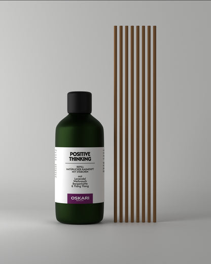 Positive Thinking Nachfüllflasche mit Duftstäbchen