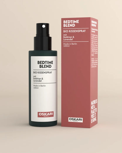 Das Bio Kissenspray Bedtime Blend von Oskari