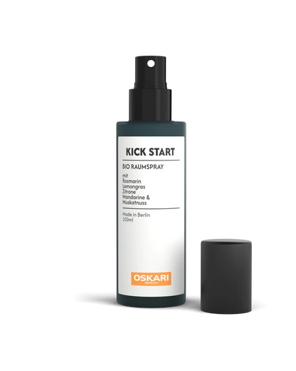 Das Bio Raumspray Kick Start mit Sprühkopf 