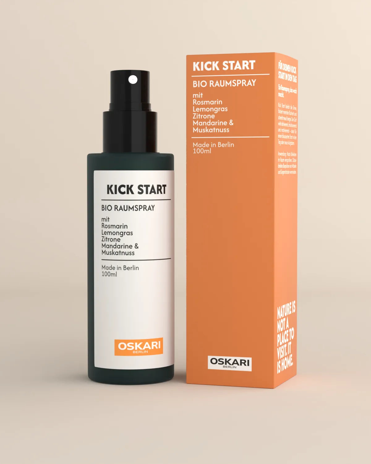 Das Bio Raumspray Kick Start von Oskari