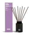 Intense Lavender natürlicher Raumduft mit Stäbchen aus Papier von Oskari im 100ml Glas-Flakon