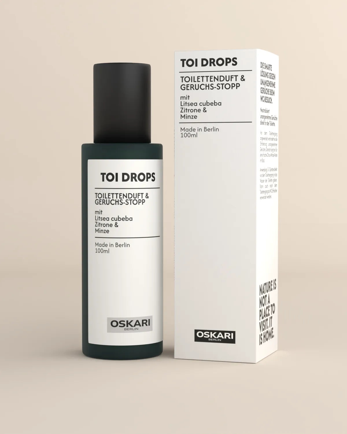 Geruchsstopp Spray Toi Drops von Oskari
